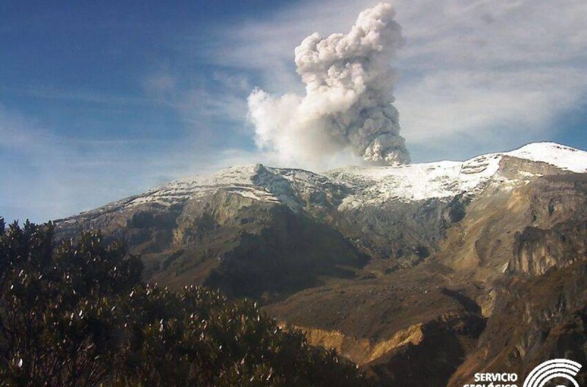  Decretan calamidad pública en Caldas por actividad del Nevado del Ruiz